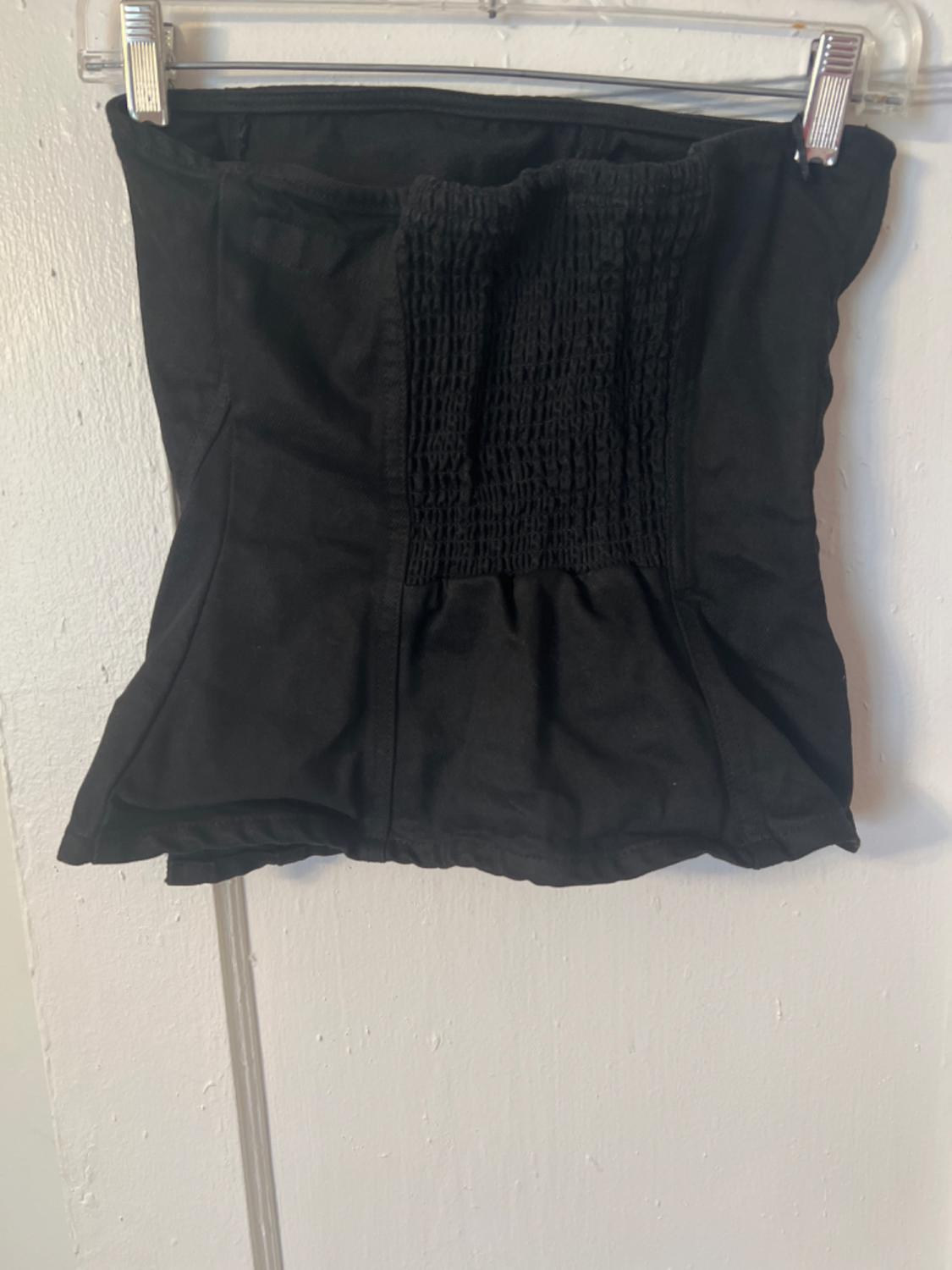 STRAPLESS COATED TOP - Image 2