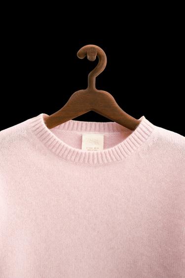ZARA TIMELESS - JERSEY 100% CASHMERE - Melocotón de Zara