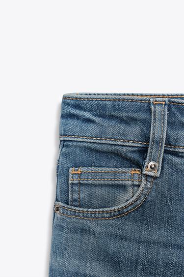 JEAN ZW COLLECTION JAMBES LARGES TAILLE HAUTE - Bleu de Zara - Image 9