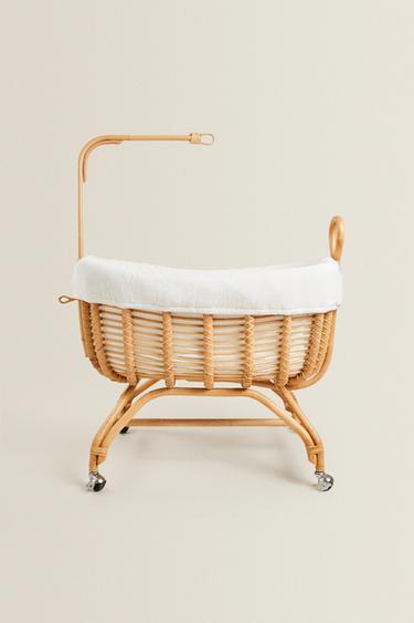 RATTAN BÖLCSŐ – barna-nyércbarna a ZARA-tól – 0 kép