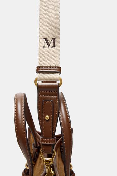 MINI SAC SHOPPER - Marron de Zara - Image 12