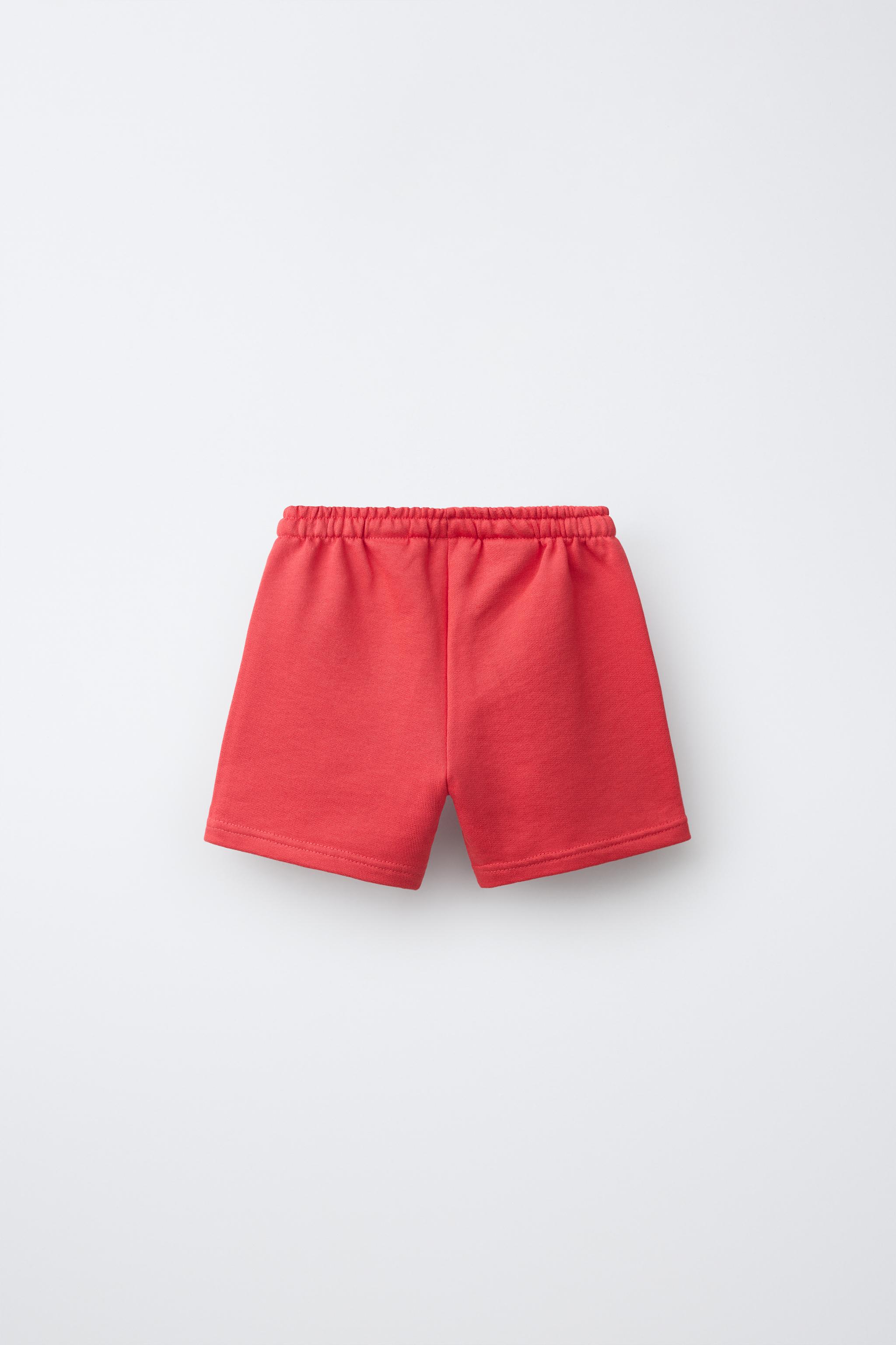 CARS LIGHTNING MCQUEEN © DISNEY/PIXAR PRINT SHORTS — Red