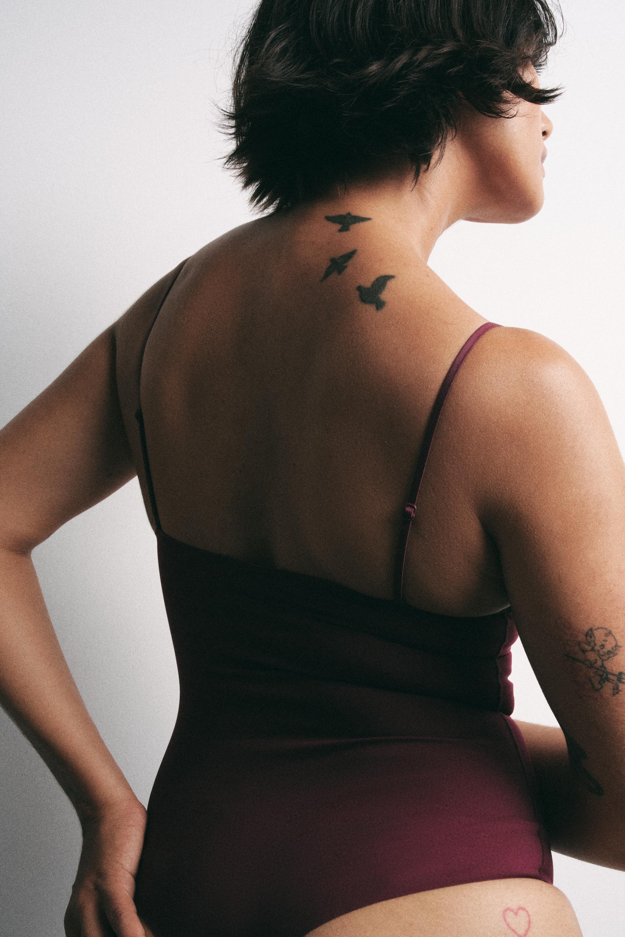 POLYAMIDE STRAPPY BODYSUIT