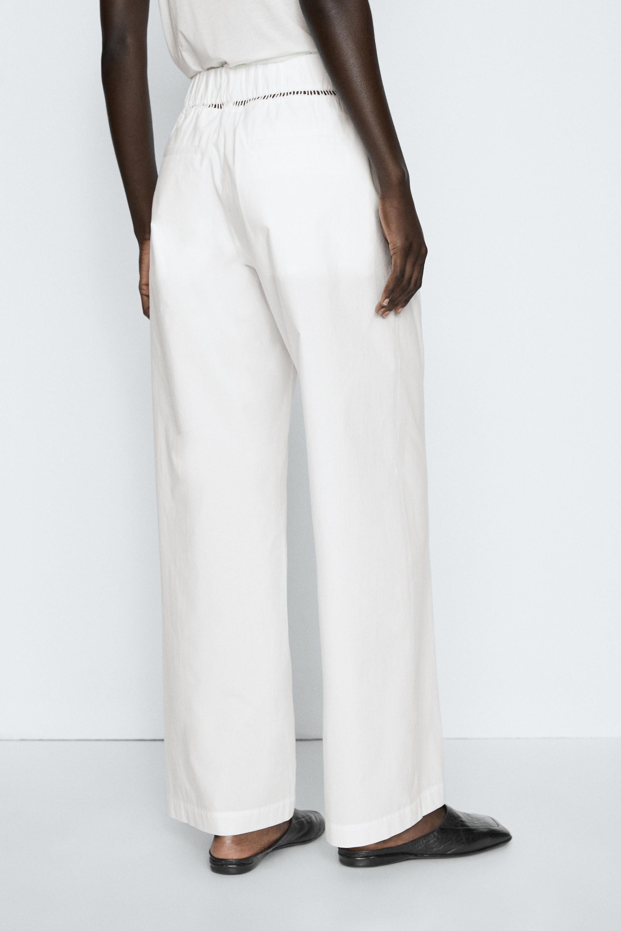 100% cotton elasticated pants - STUDIO