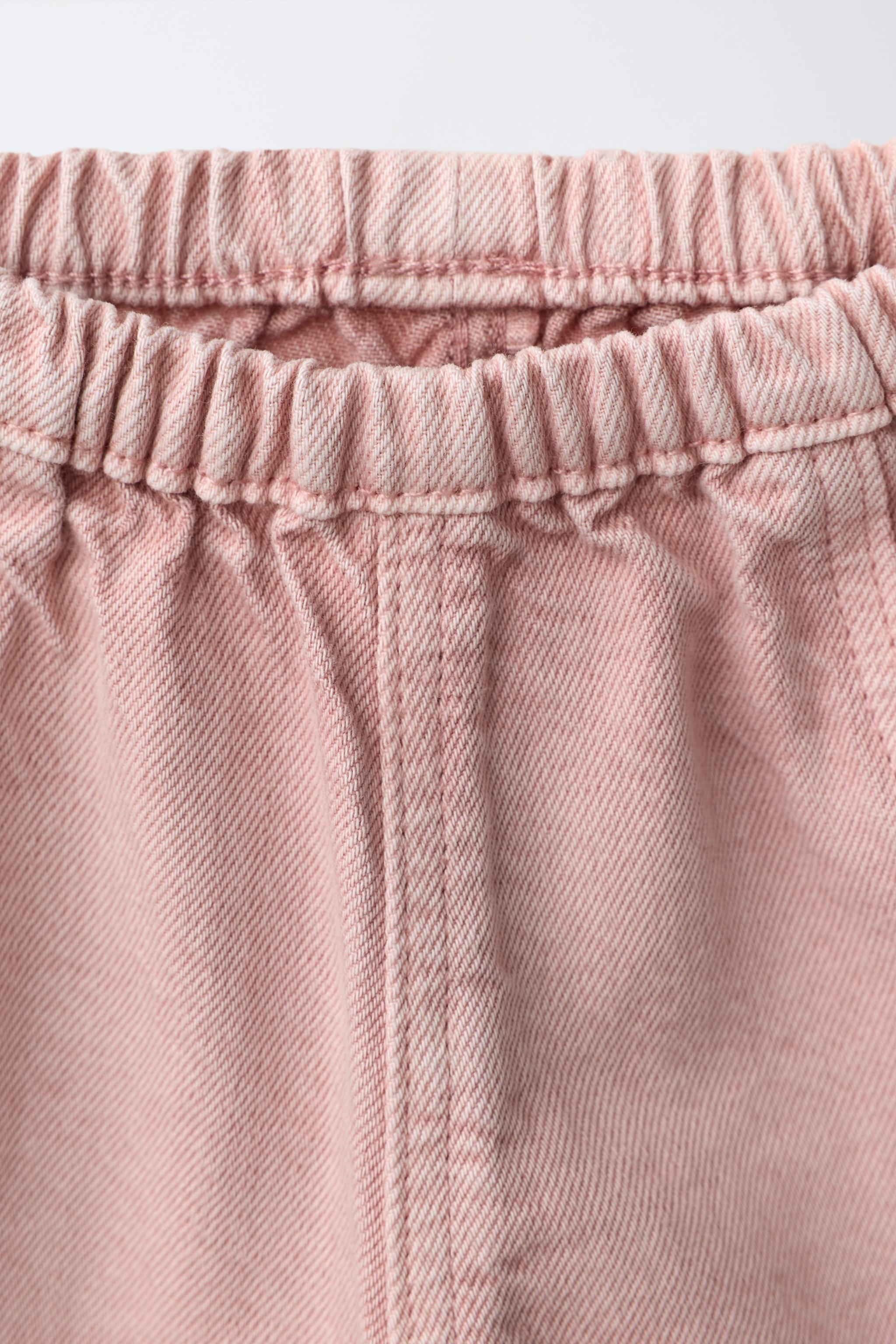Детские брюки Zara SOLID TWILL PANTS — фото 3