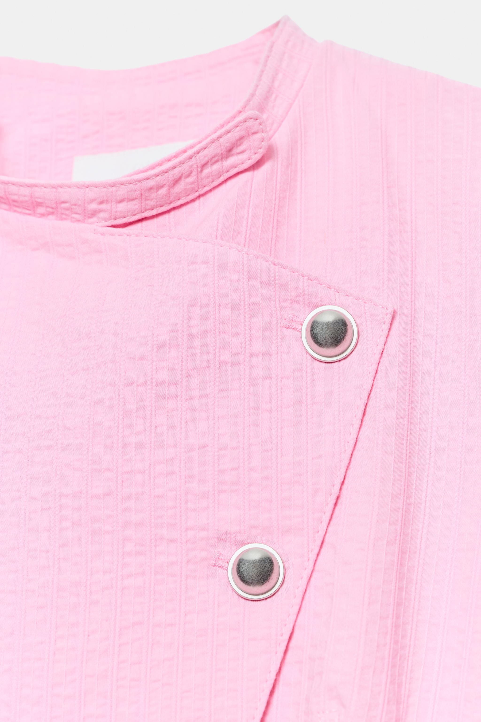 100% COTTON DOUBLE BREASTED BLAZER