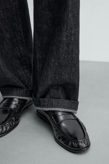 موكاسين رسمي بقناع - أسود الخاص بـ Zara