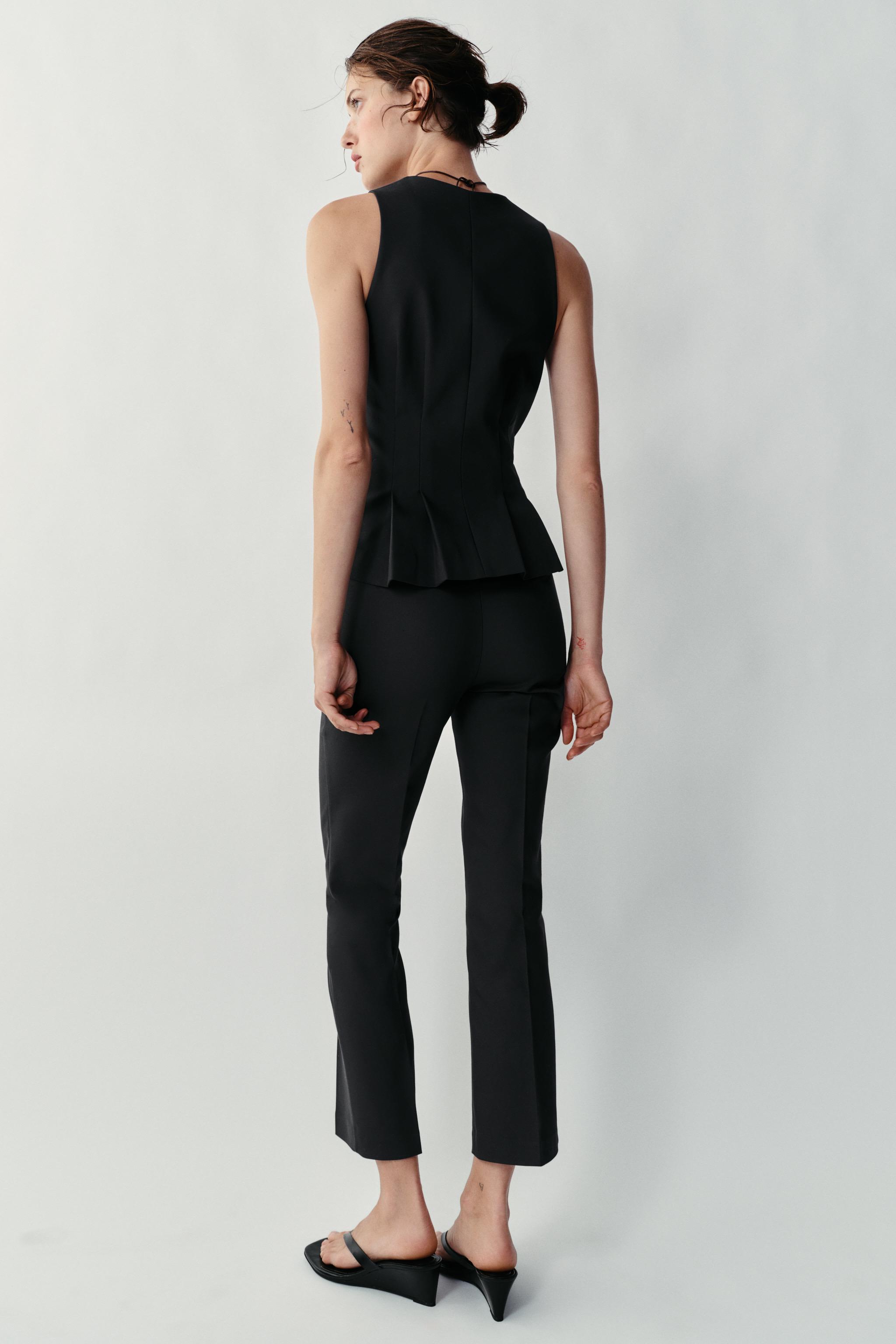Женские брюки Zara MINI FLARE PANTS — фото 5