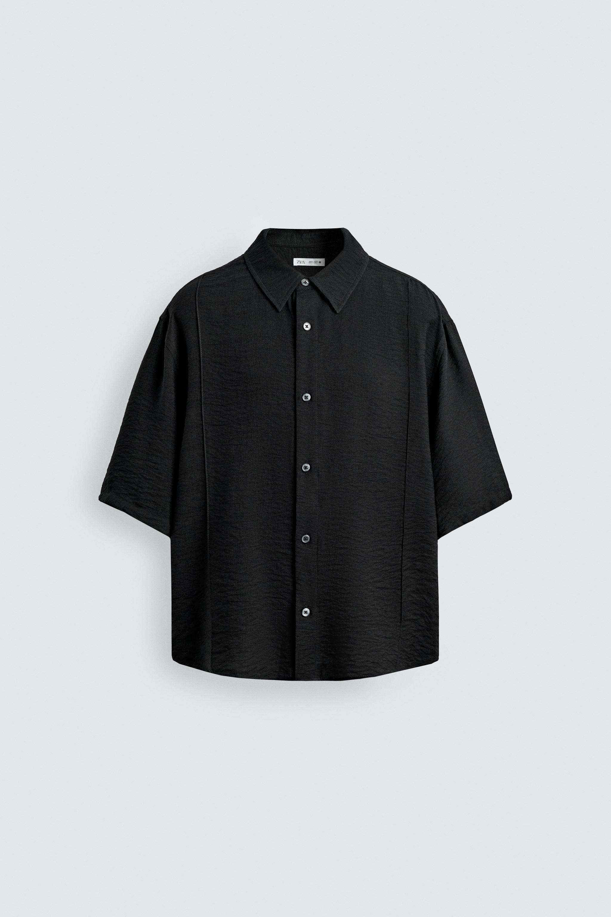 FLOWY TEXTURED SHIRT