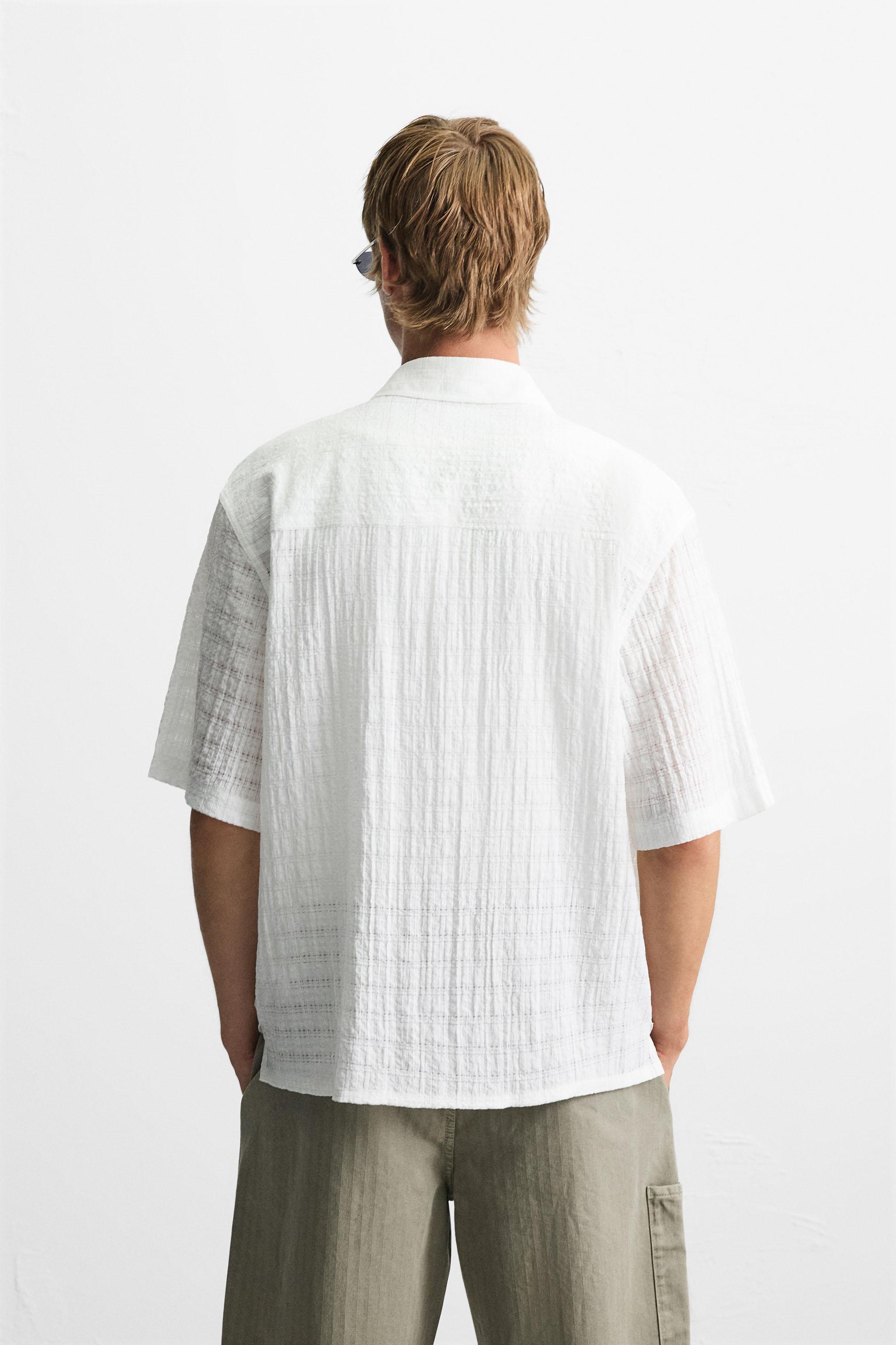 CHEMISE STRUCTURÉE À CARREAUX