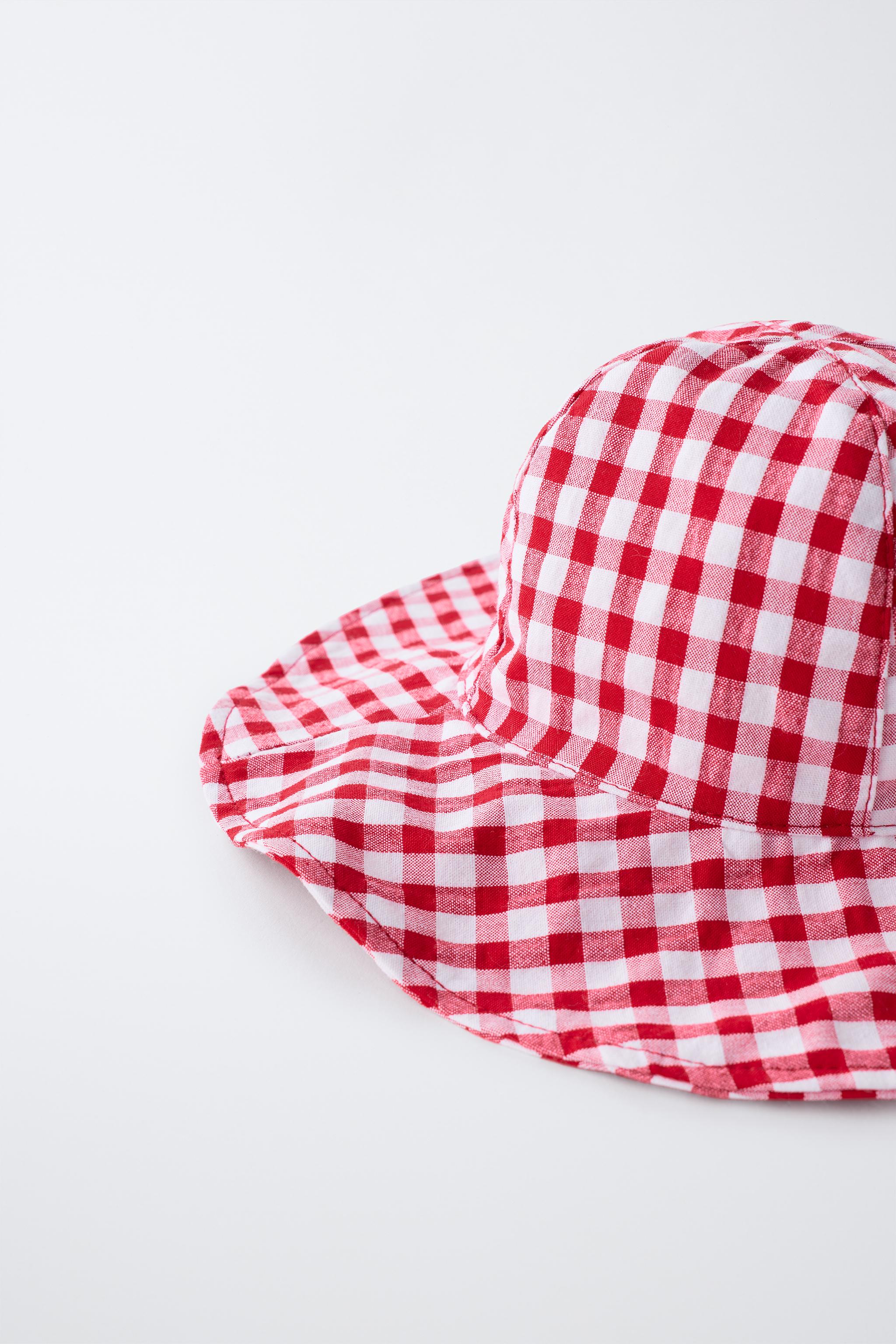 GINGHAM BUCKET HAT
