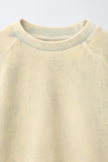 T-SHIRT TEINT EN PIÈCE - Écru de Zara - Image 2