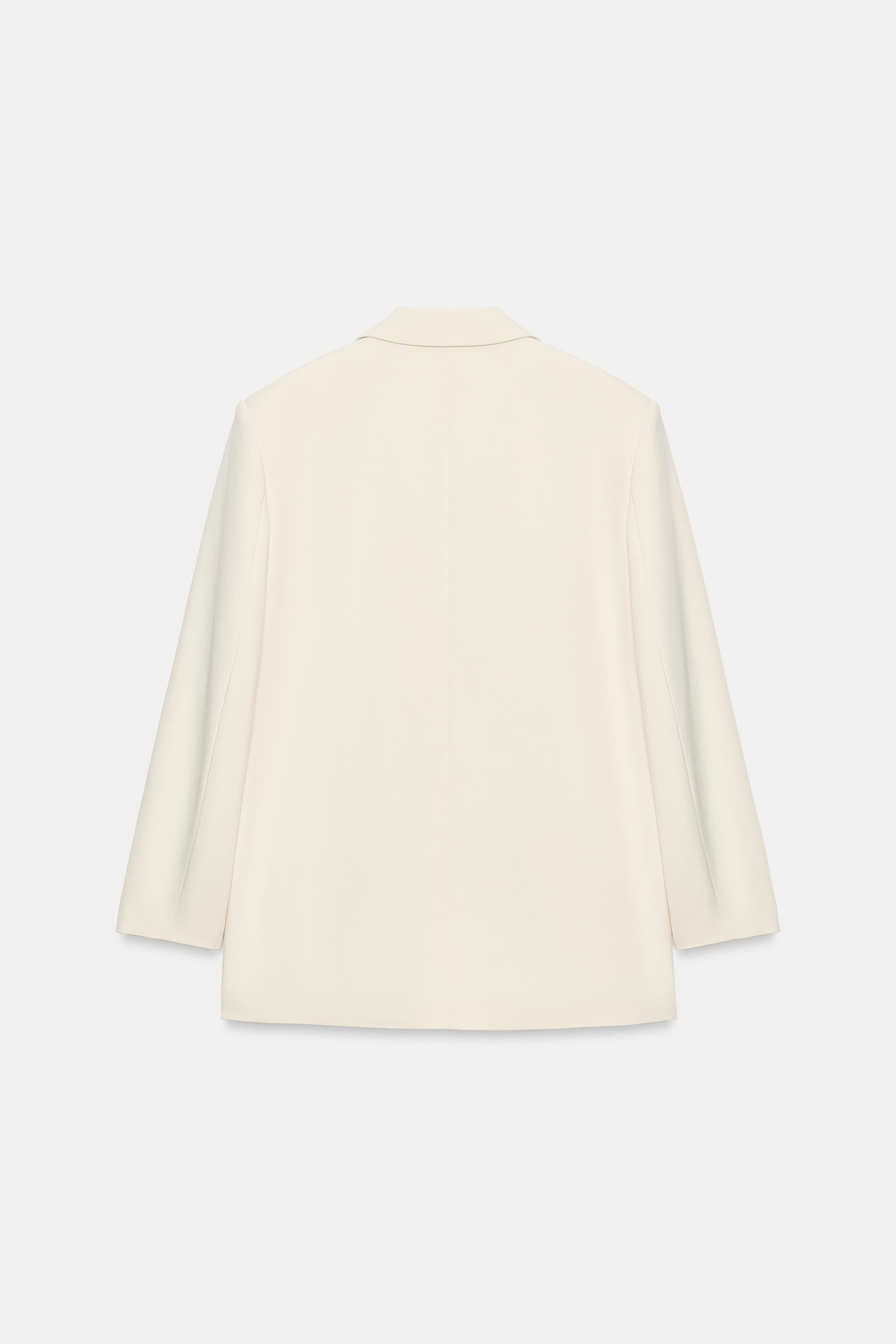 VESTE OVERSIZE À BOUTONNAGE CROISÉ