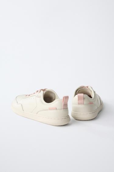 TENNIS EN CUIR BAREFOOT - Blanc de Zara - Image 5