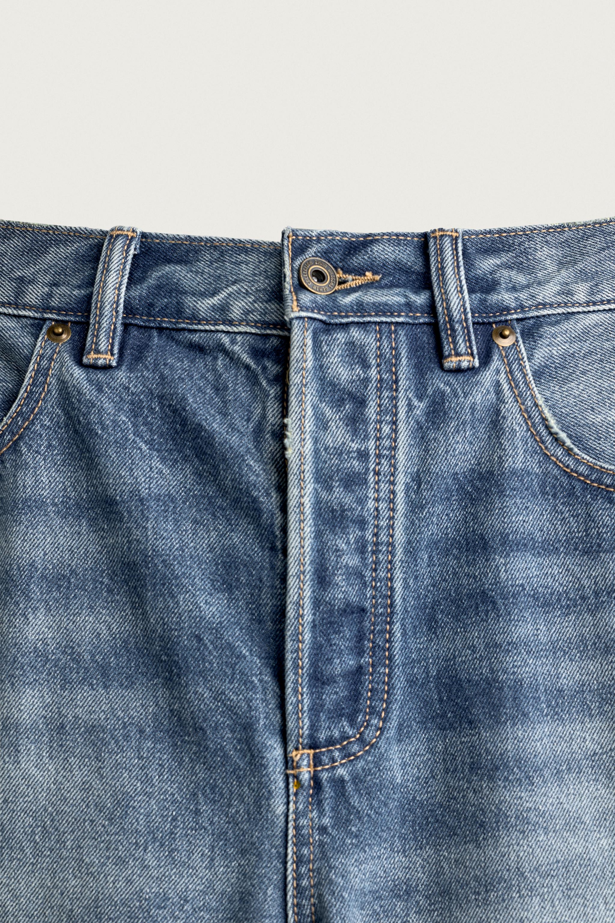 Zara RELAXED FIT BİLEK BOY JEAN görsel 7
