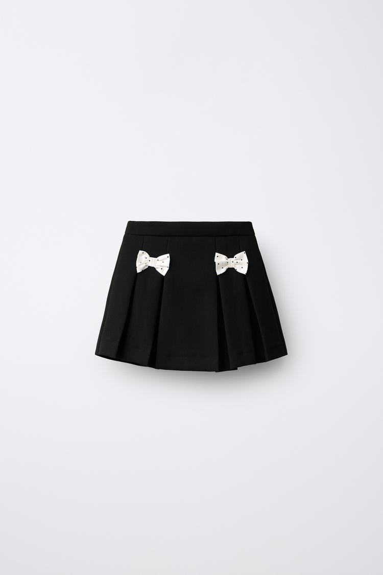 FALDA BERMUDA LAZOS TOPOS
