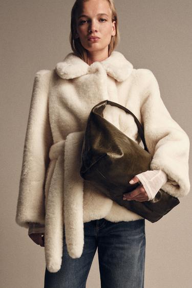 OVALNA USNJENA TORBICA - Zelena od Zare