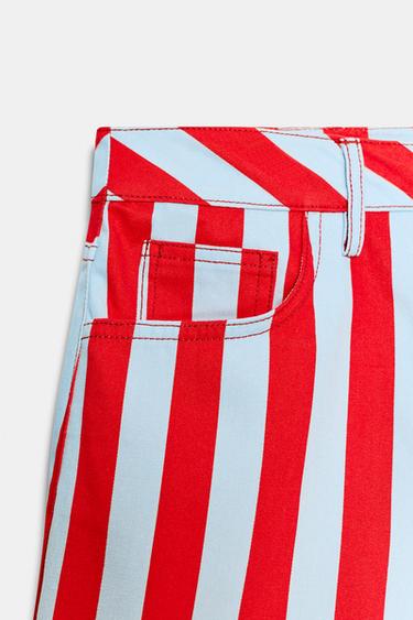 STRIPED SHORTS - Multicoloured by Zara - Image 6