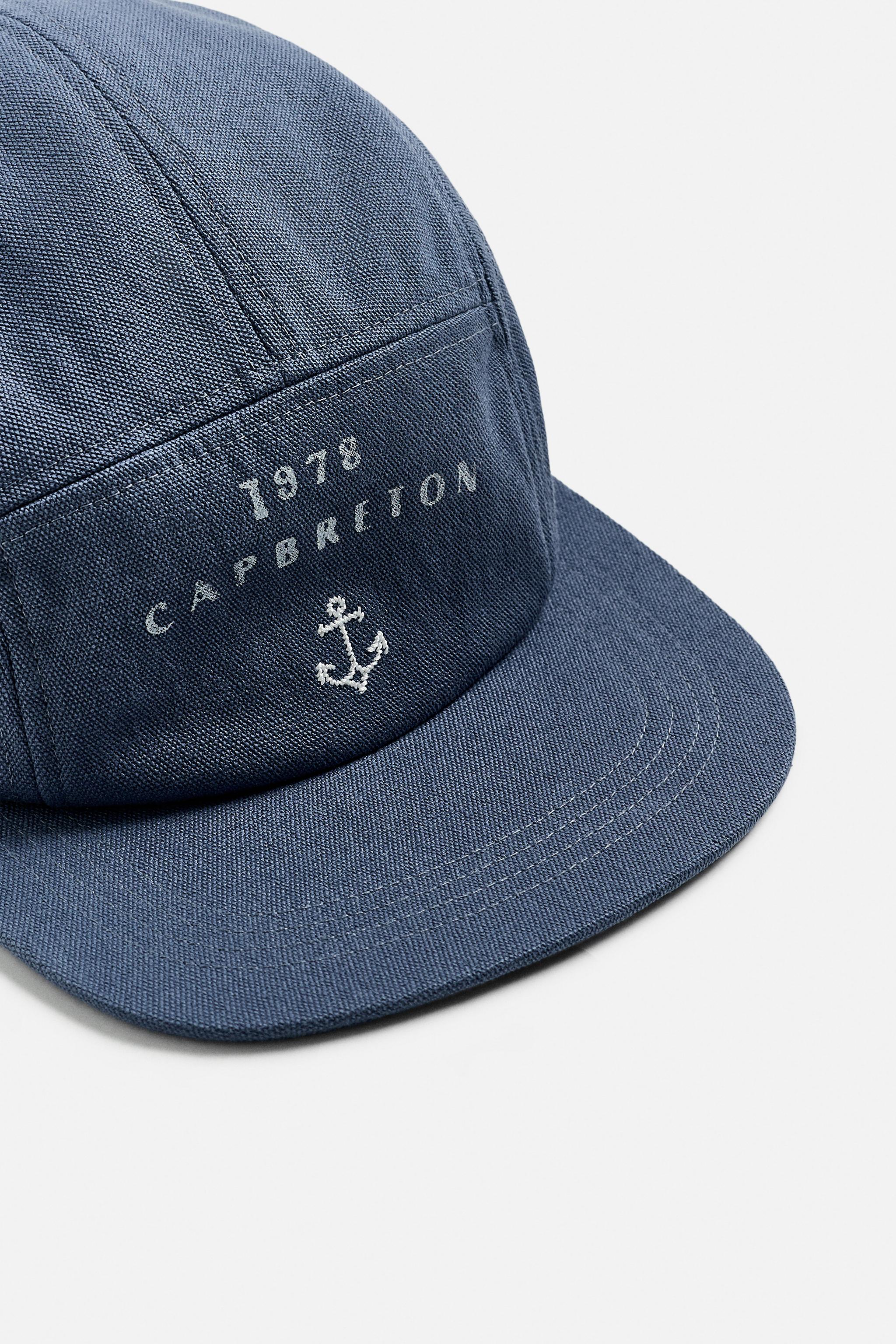 WASHED COMBINATION PRINT CAP