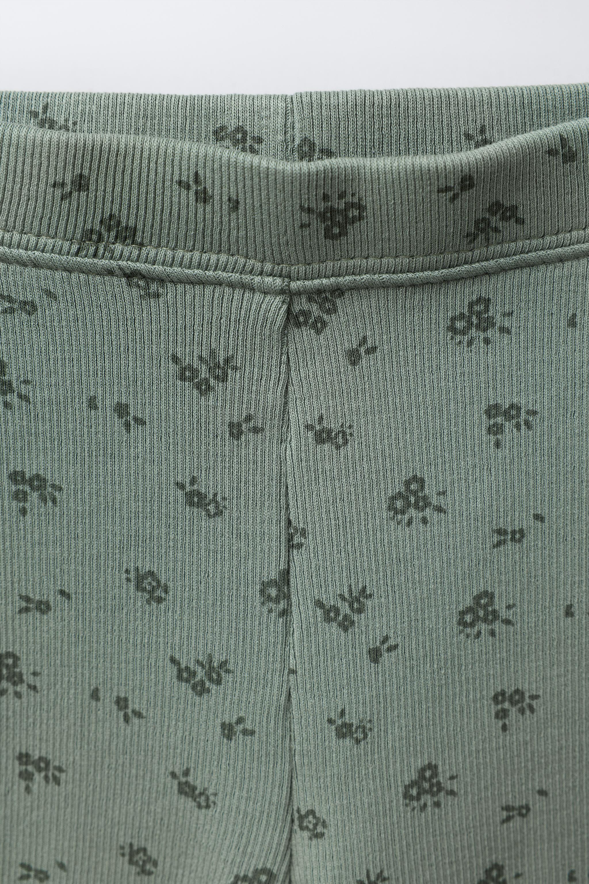 FLORAL SWEATSHIRT AND LEGGINGS SET