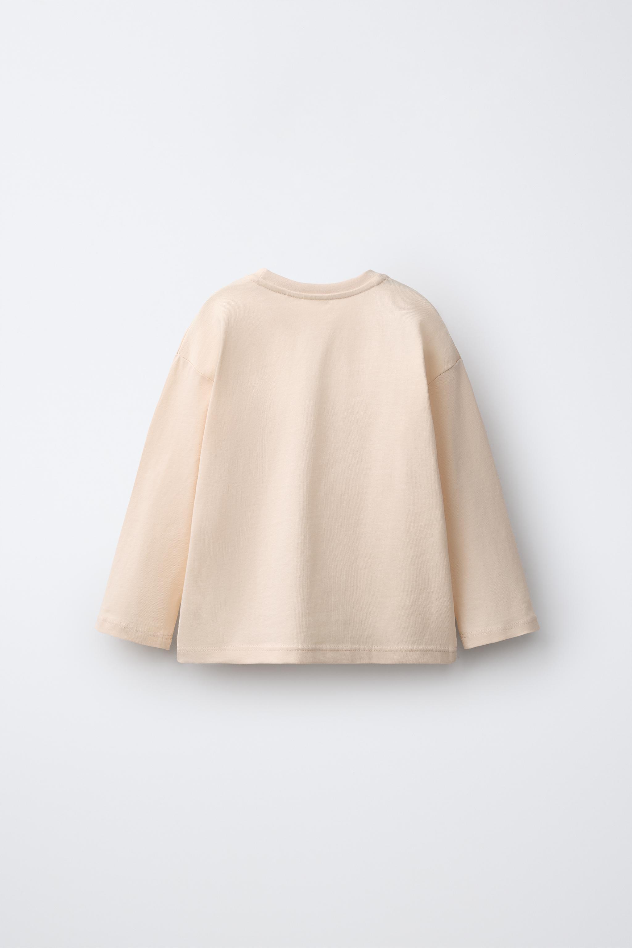 EMBROIDERED HEART T-SHIRT — Vanilla