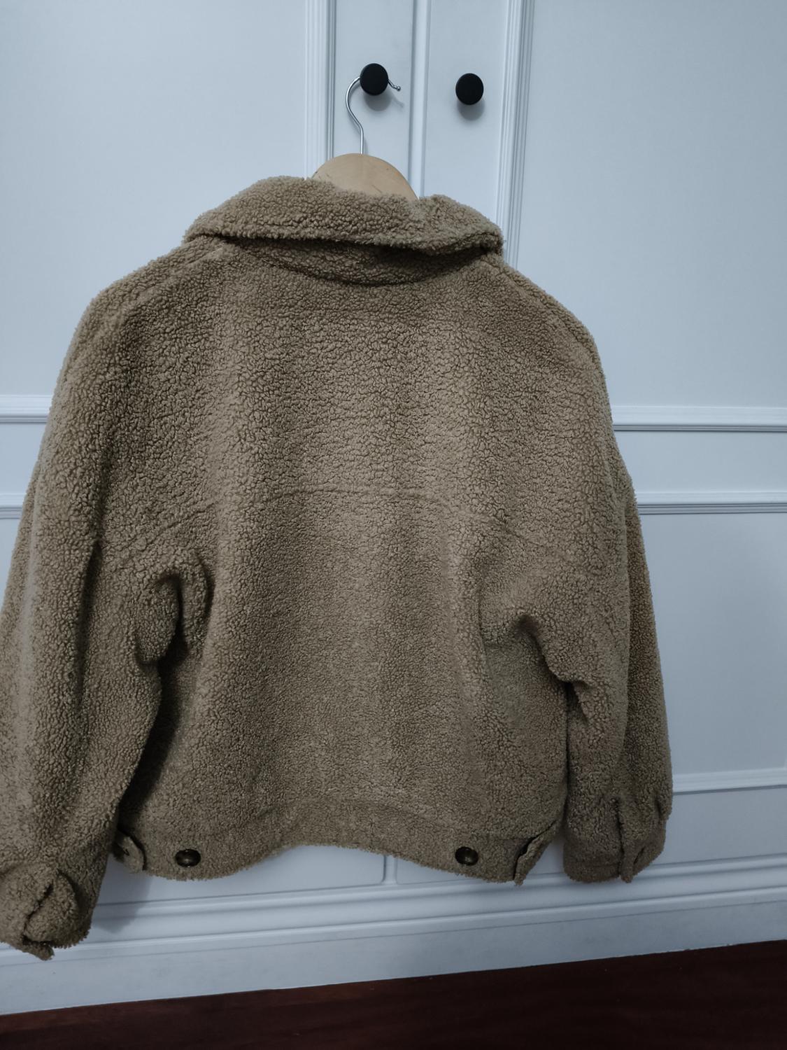 SHORT FAUX-SHEARLING-TEXTURED JACKET - Image 4