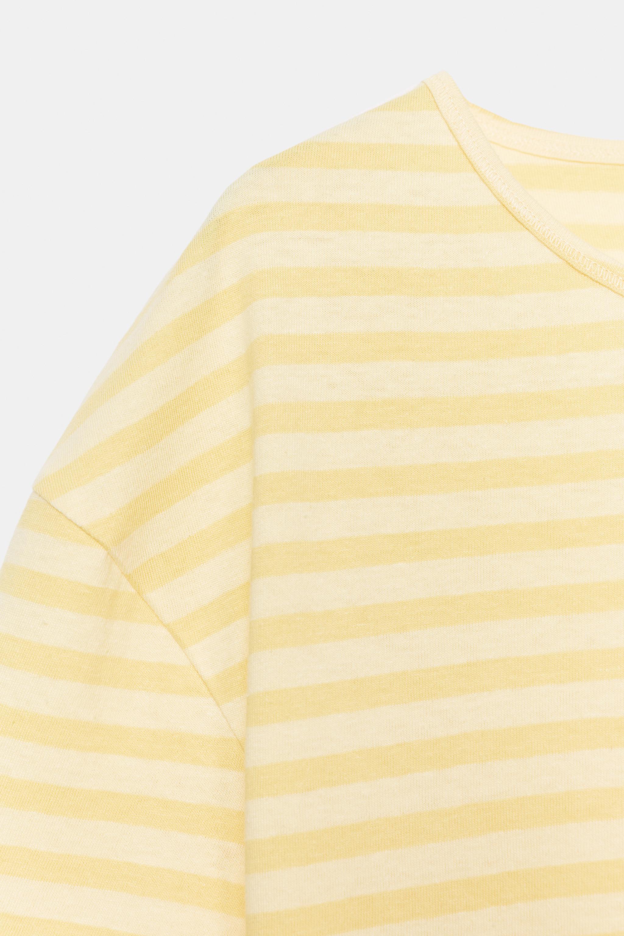 T-SHIRT RAYURES MANCHES COURTES