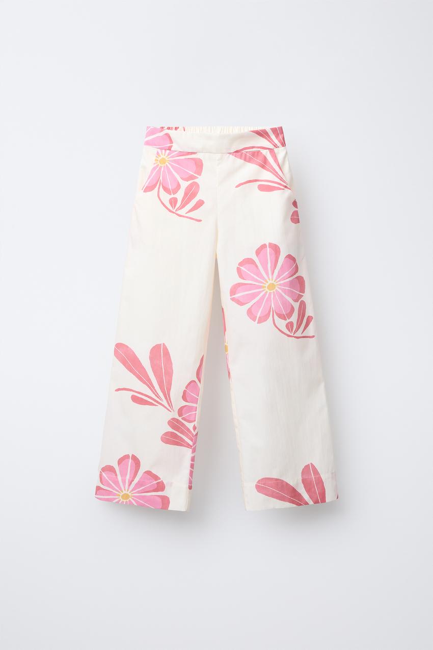 FLORAL STRAIGHT LEG PANTS