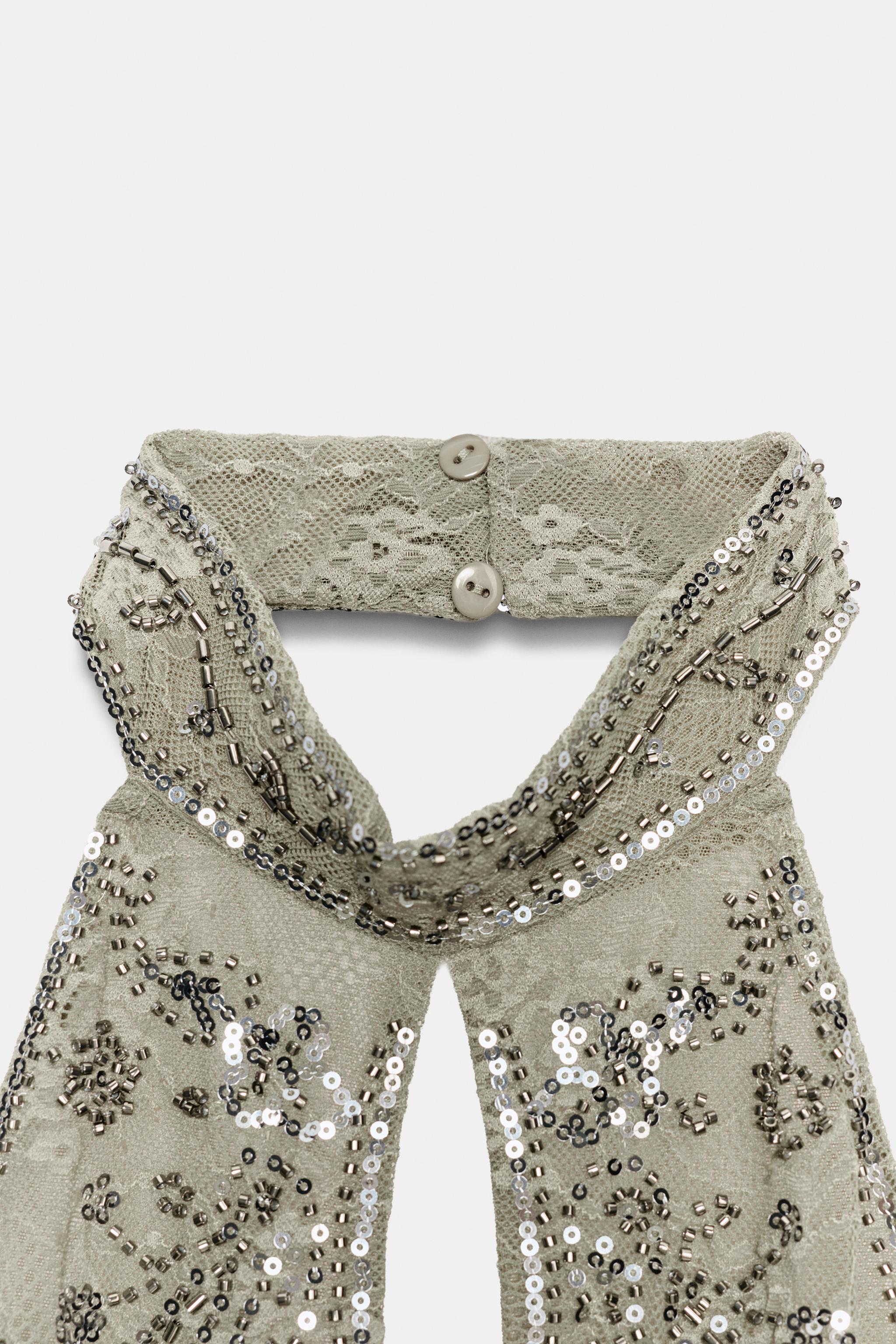 BEADED HALTER TOP