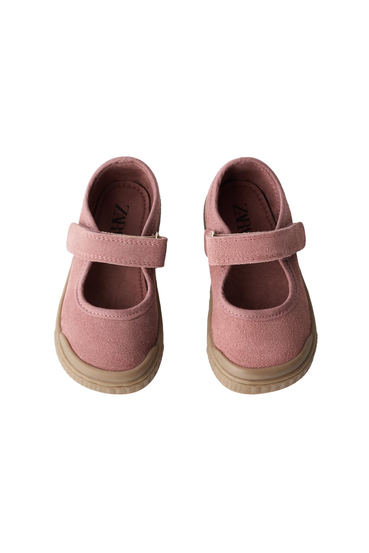 LEATHER BAREFOOT OPEN SNEAKERS — Pink