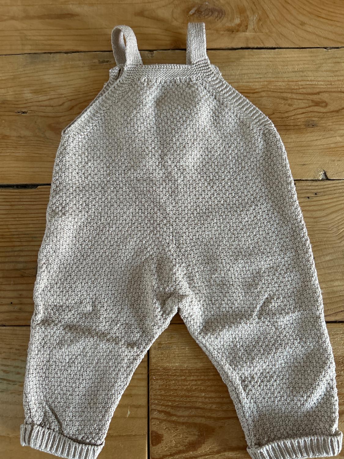 KNIT DUNGAREES WITH POCKET - Image 2