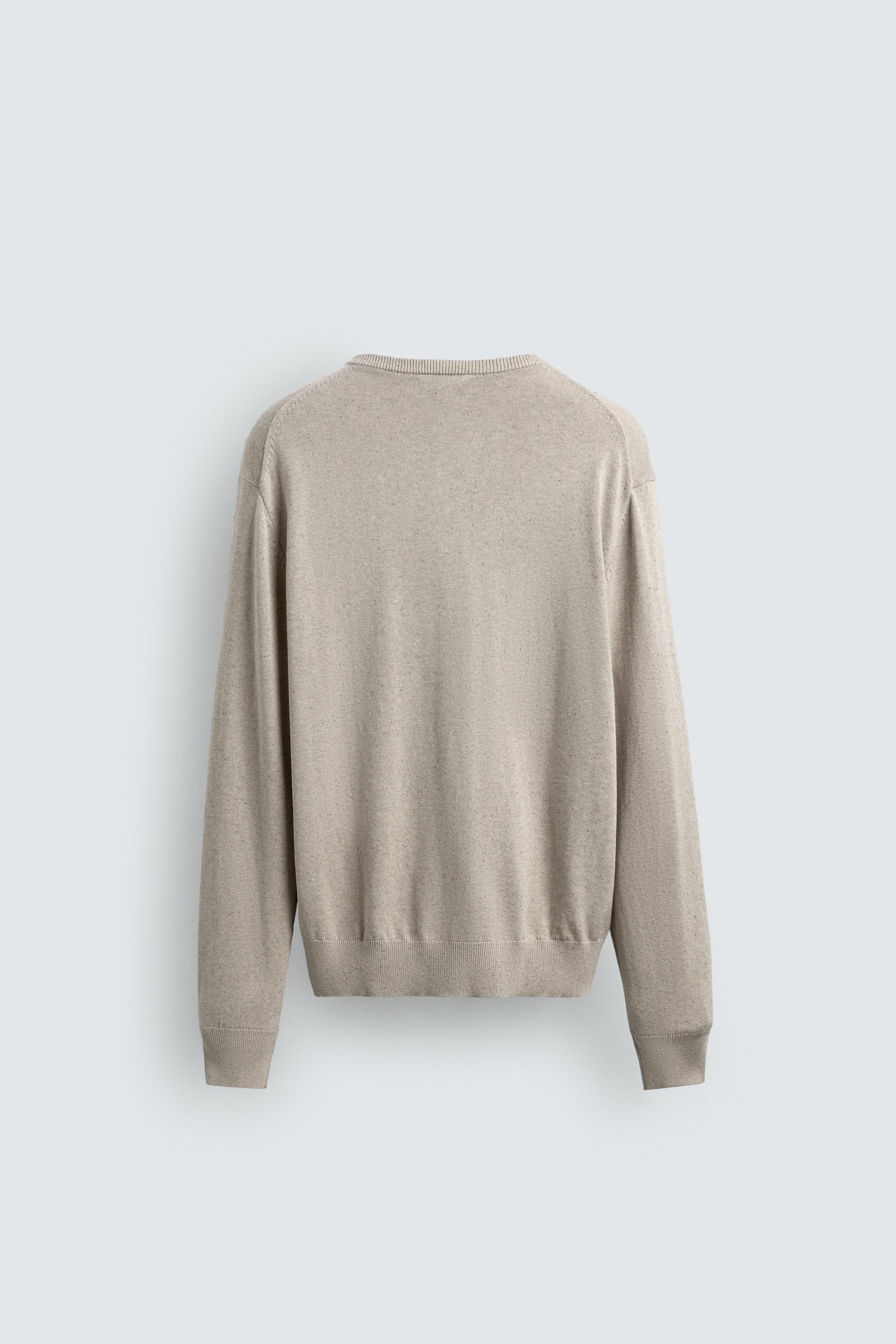 PULL BOUTONNÉ EN MÉLANGE DE COTON
