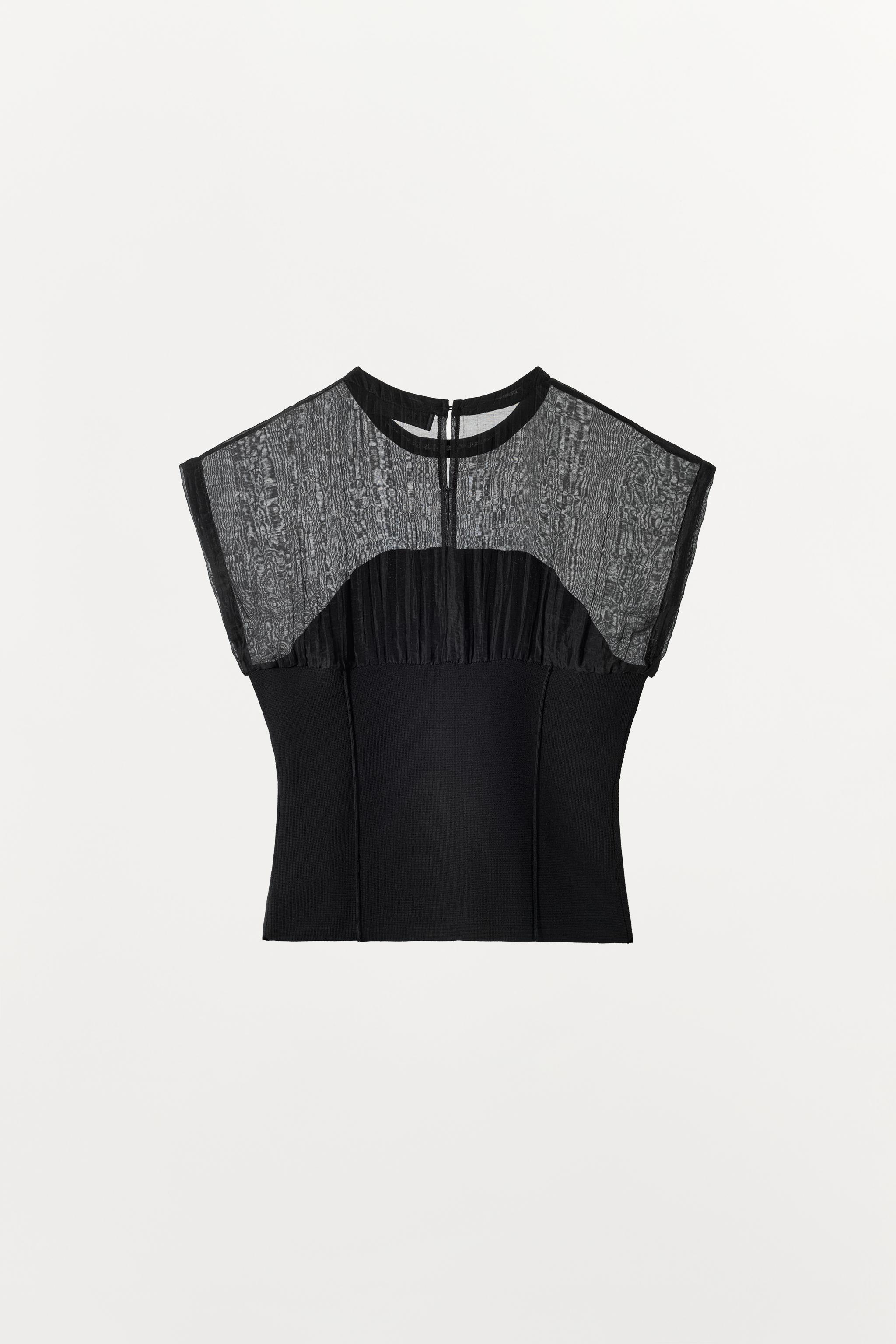 COMBINATION KNIT TOP