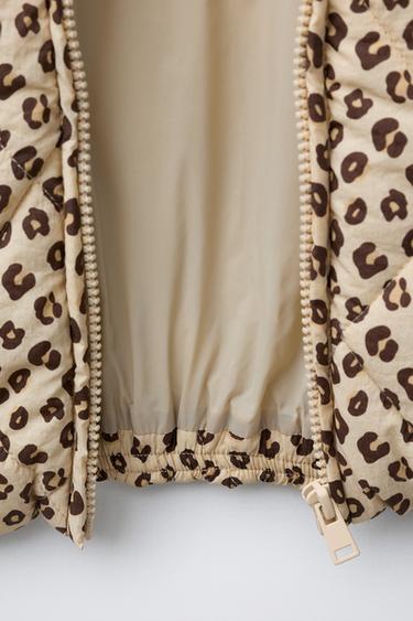 BLOUSON MATELASSÉ ANIMAL PRINT - Leopard de Zara - Image 9