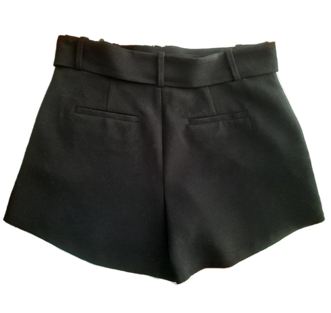 BELTED HIGH-WAIST SHORTS - Image 2