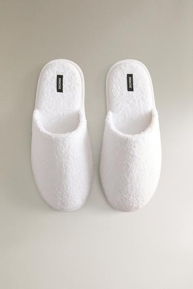 TERRY BATHROOM SLIPPERS - White by Zara - Image 3