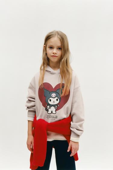 SWEAT À CAPUCHE KUROMI © SANRIO - Beige de Zara - Image 0