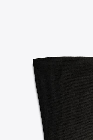 STRETCH BANDEAU BODYSUIT - Black by Zara - Image 4