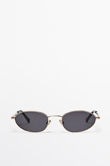 Zara Oval metal sunglasses - Silver