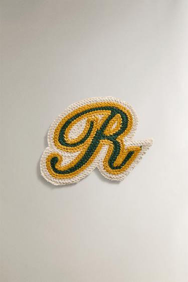 Zara COTTON LETTER R PATCH - Multicolored - Image 0