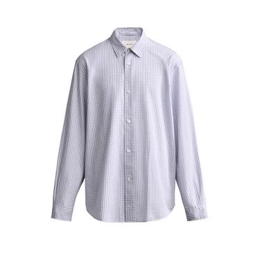 Zara REGULAR FIT PLAID SHIRT - Blue / Lavender