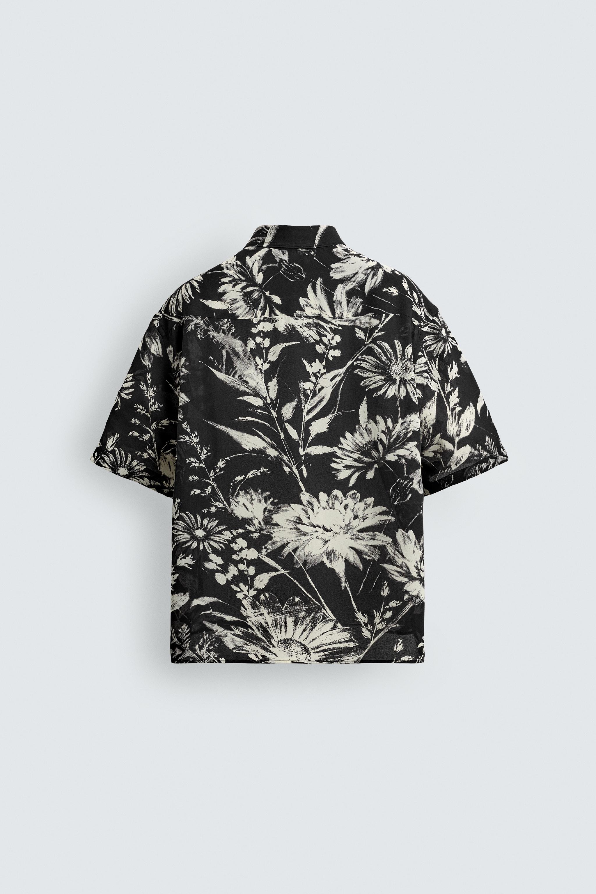 CHEMISE RELAXED FIT IMPRIMÉ FLEURI