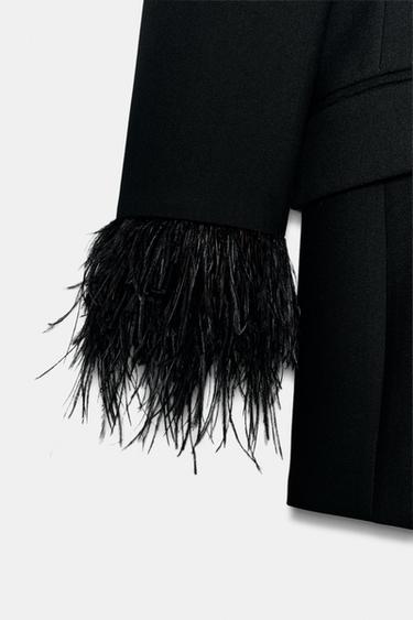 VESTE PLUMES - Noir de Zara - Image 7