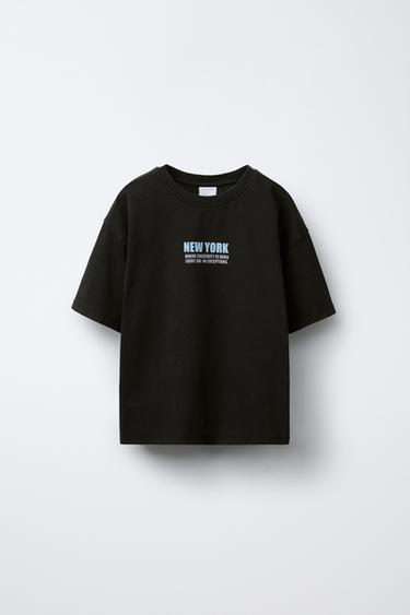 T-SHIRT MIT URBANEM FOTOMOTIV - Anthrazit von Zara - Bild 0