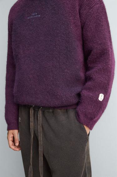 JUMPER LOGOS SPRAY X SR_A - Purple by Zara - Image 5