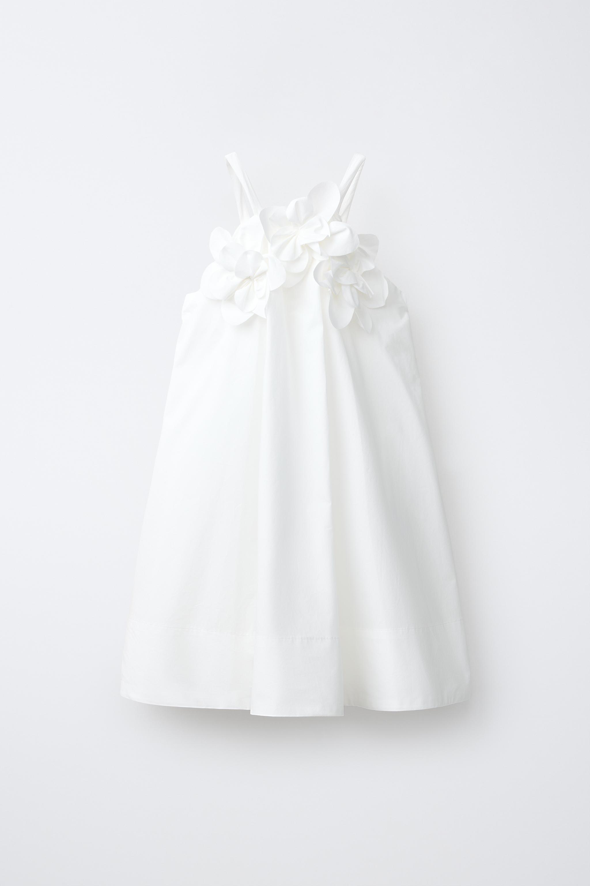 FLORAL POPLIN DRESS