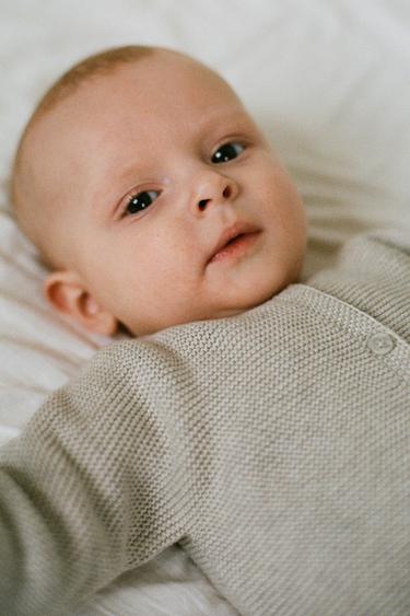 Zara GARTER STITCH JUMPSUIT - Sand / Marl
