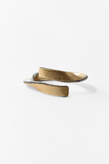 Zara SPARKLY COMBINATION BRACELET - Gold / Silver