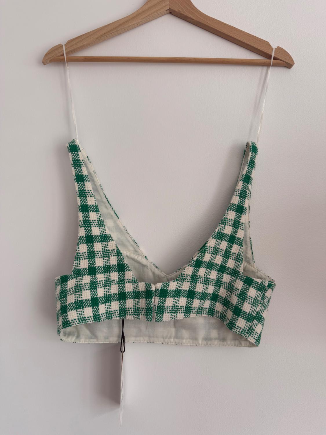 CHECK CROP TOP - Image 2