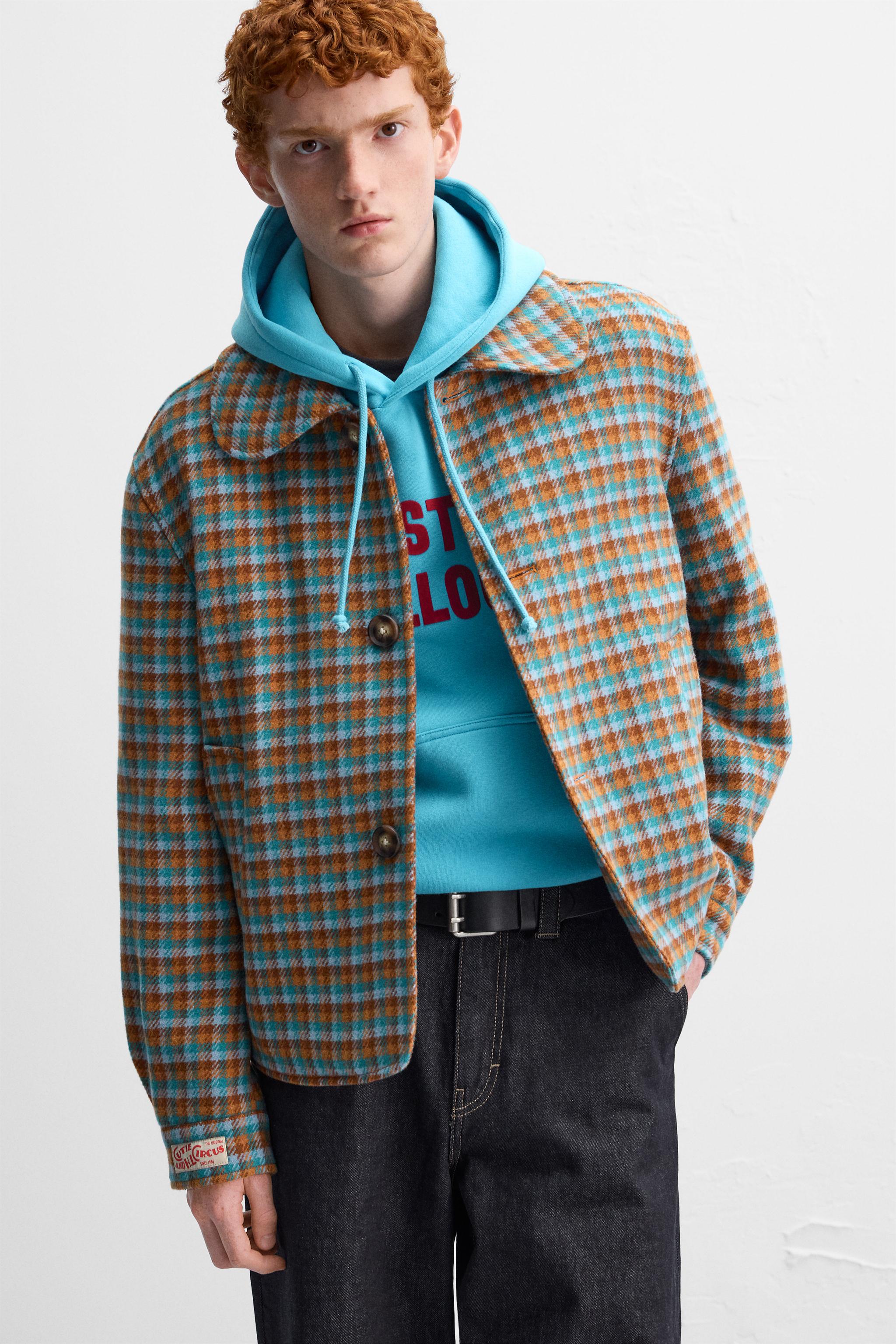CHECKERED JACKET X HARRY LAMBERT - Multicolored | ZARA